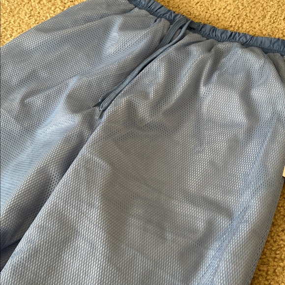Eddie Bauer Women's Rip Stop Blue Nylon Athletic Vintage Y2K Track Pants Small - Picture 11 of 13
